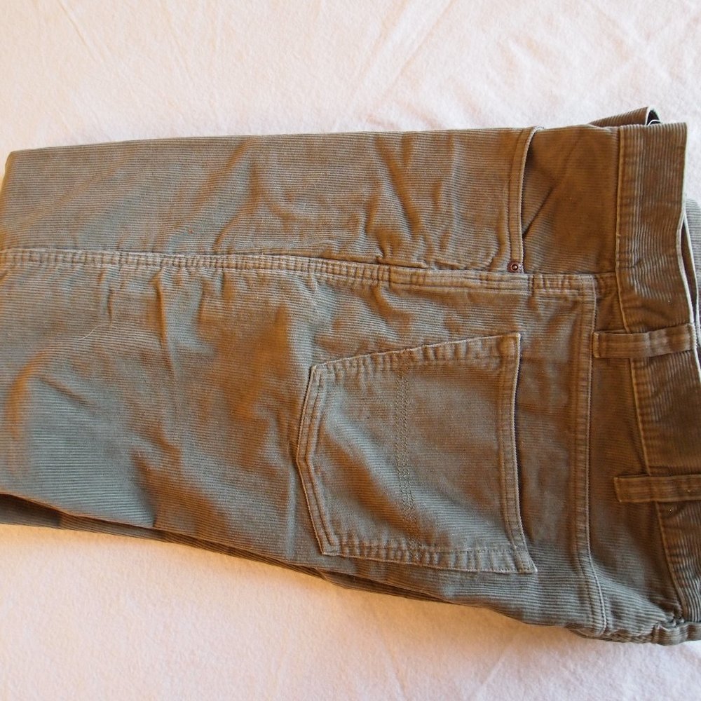 LL Bean Flannel Lined Corduroy Pants 34X30